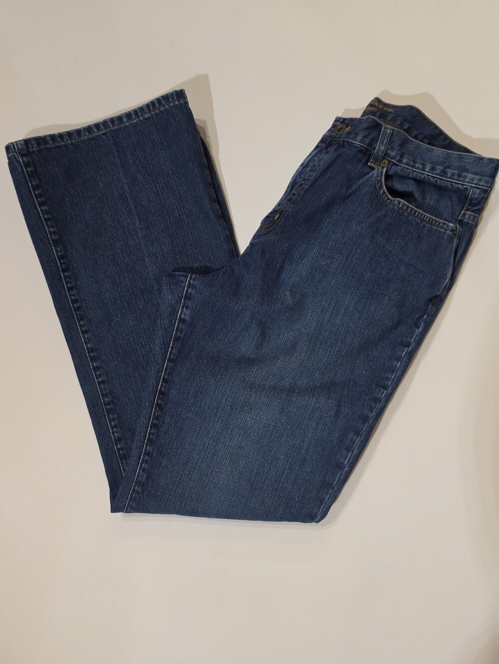 Lauren Jeans Co. Womens Jeans Size 14 High Rise Bootcut Medium‎ Wash Denim